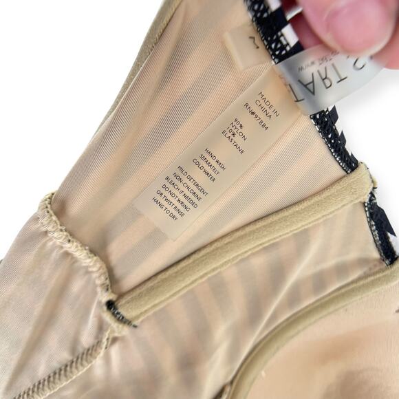 Tart Swimwear Collection Keyhole Cut Out Underwire Pushup Bra One Piece Swimsuit - Picture 12 of 13